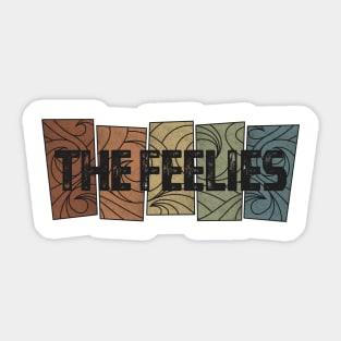 The Feelies Retro Pattern Sticker